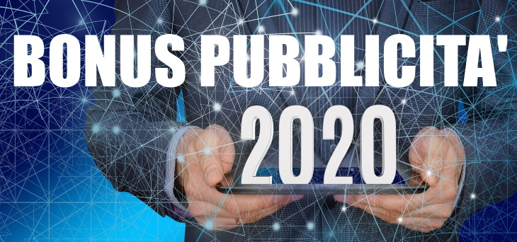 Bonus pubblicità 2020